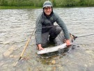 En nyyydelig fest rett før åpninga og Gaula leverer 92cm 7,8kg og 87cm 6,4kg på TM rosa flashwing 9cm!  thumbnail