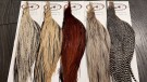 Grade 1 Half Silver badger Capes Root River Hackle thumbnail