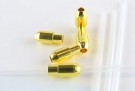 Propellerfly shrimp tube gold 9mm av messing! NYHET thumbnail