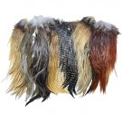 Coq De Leon halv saddler av grade 1, pardo fjær, pheasant tipped, CDC super select!  thumbnail
