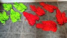 Farging 16.03- nye marabou patch av deep hot orange, fluo green og rev av fluo green thumbnail