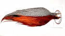 Grade 1 Split Brown/Grizzly Capes Root River Hackle- UTSOLGT! thumbnail