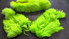 Farging 16.03- nye marabou patch av deep hot orange, fluo green og rev av fluo green thumbnail