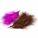 Grizzly marabou hackle thumbnail
