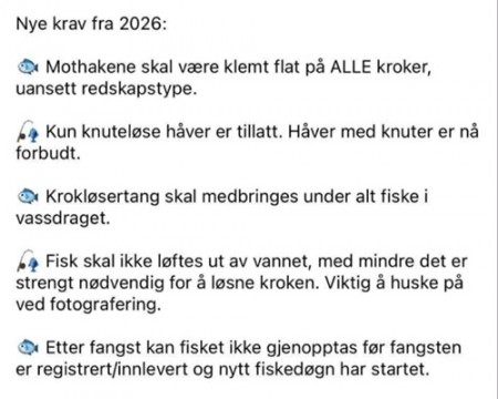 Nye krav i Gaula fra 2026! Mothakene skal være klemt! 