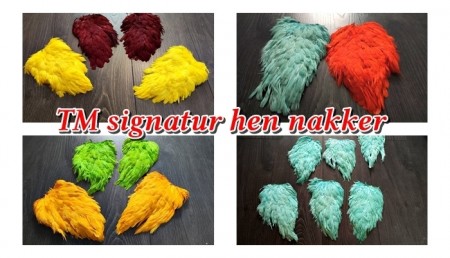 TM hen signatur saddles- ferdig farget! 