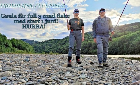 Gaula, Orkla får full 3 mnd fiske med start 01.06.2025! Hurra! 