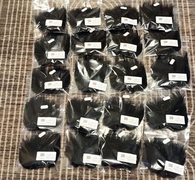 Kvalitets TD 10cm +++ ble farget av svart! Kommer mye farget TD hår i april! 