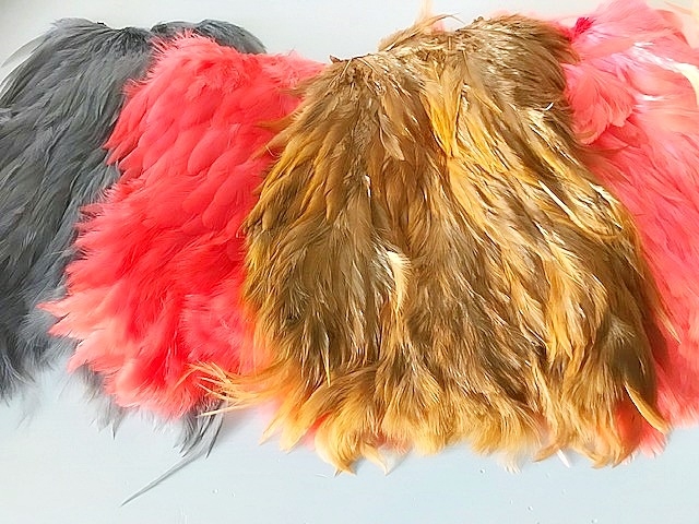 medium dun, shrimp pink, tan, salmon pink
